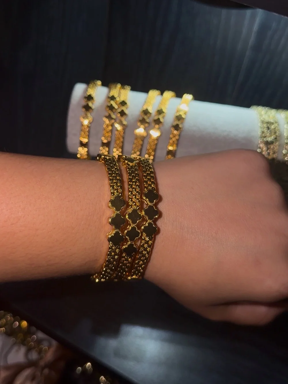 24k Gold-plated Dubai bangles